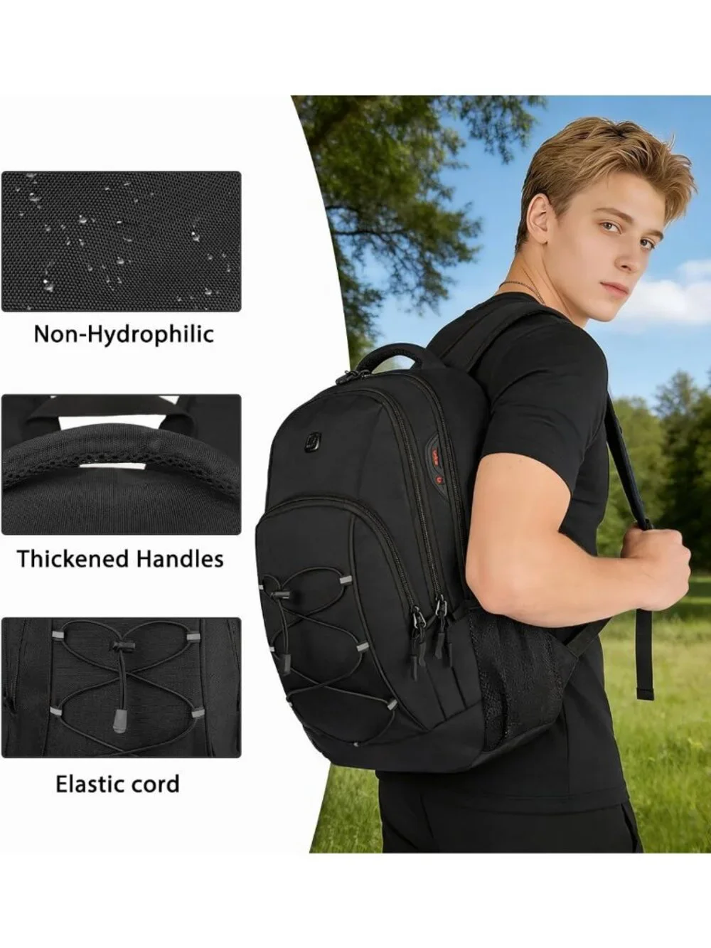 Stylish Travel Backpack for 17